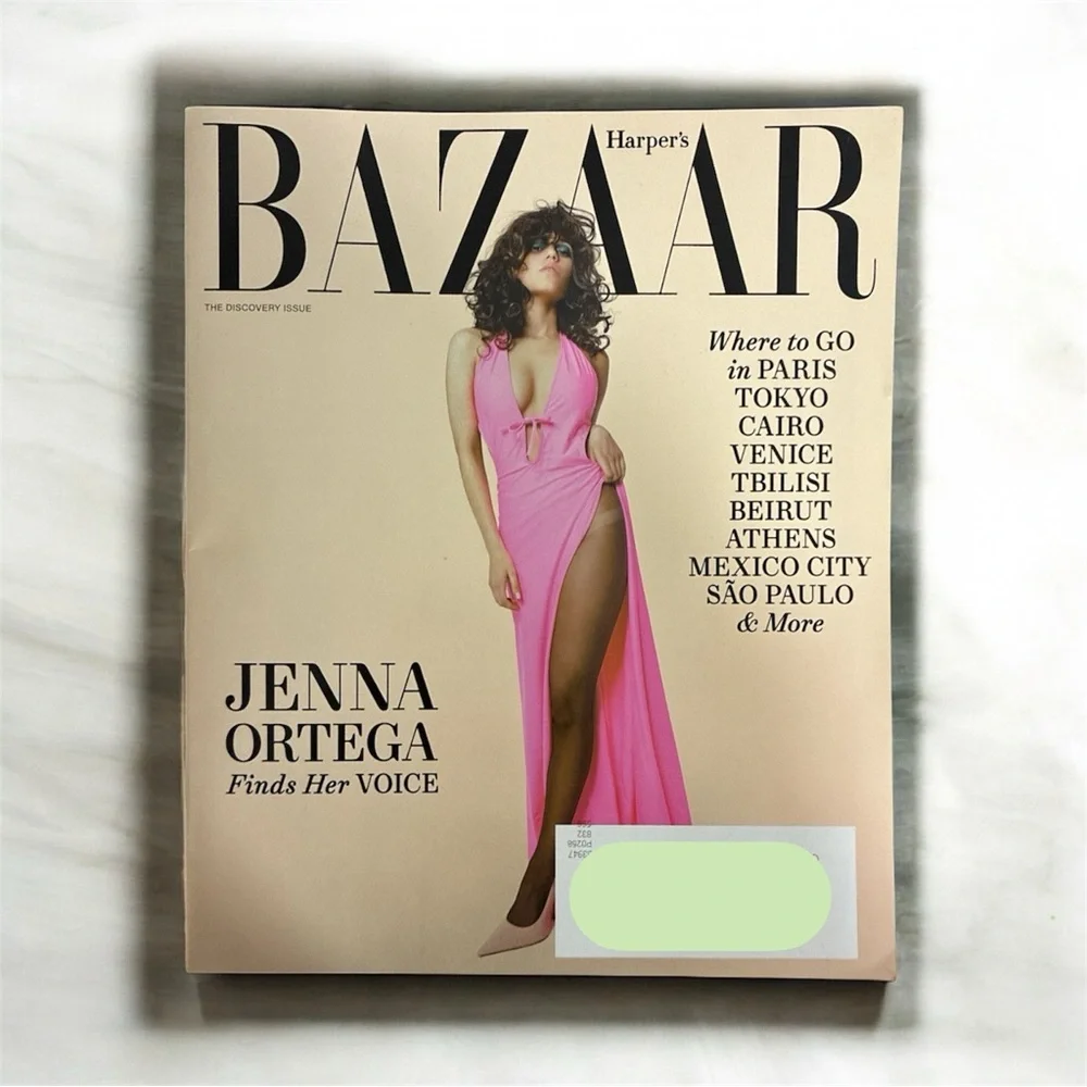 Harpers Bazaar Magazine Summer 2025 Jenna Ortega Finds Voice Where To Go Paris